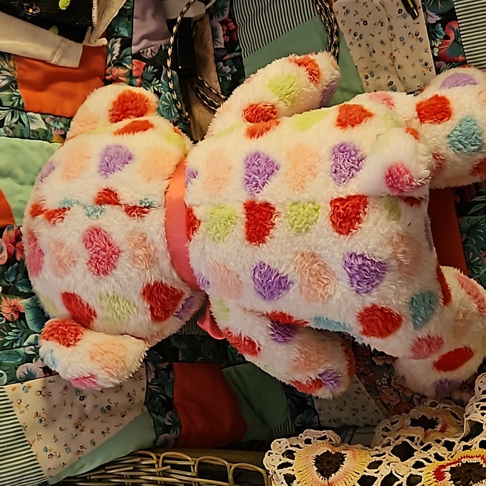 ❤️🎊Host Pick🎊❤️Teddy Bear Plush with hearts all over - Picture 6 of 11